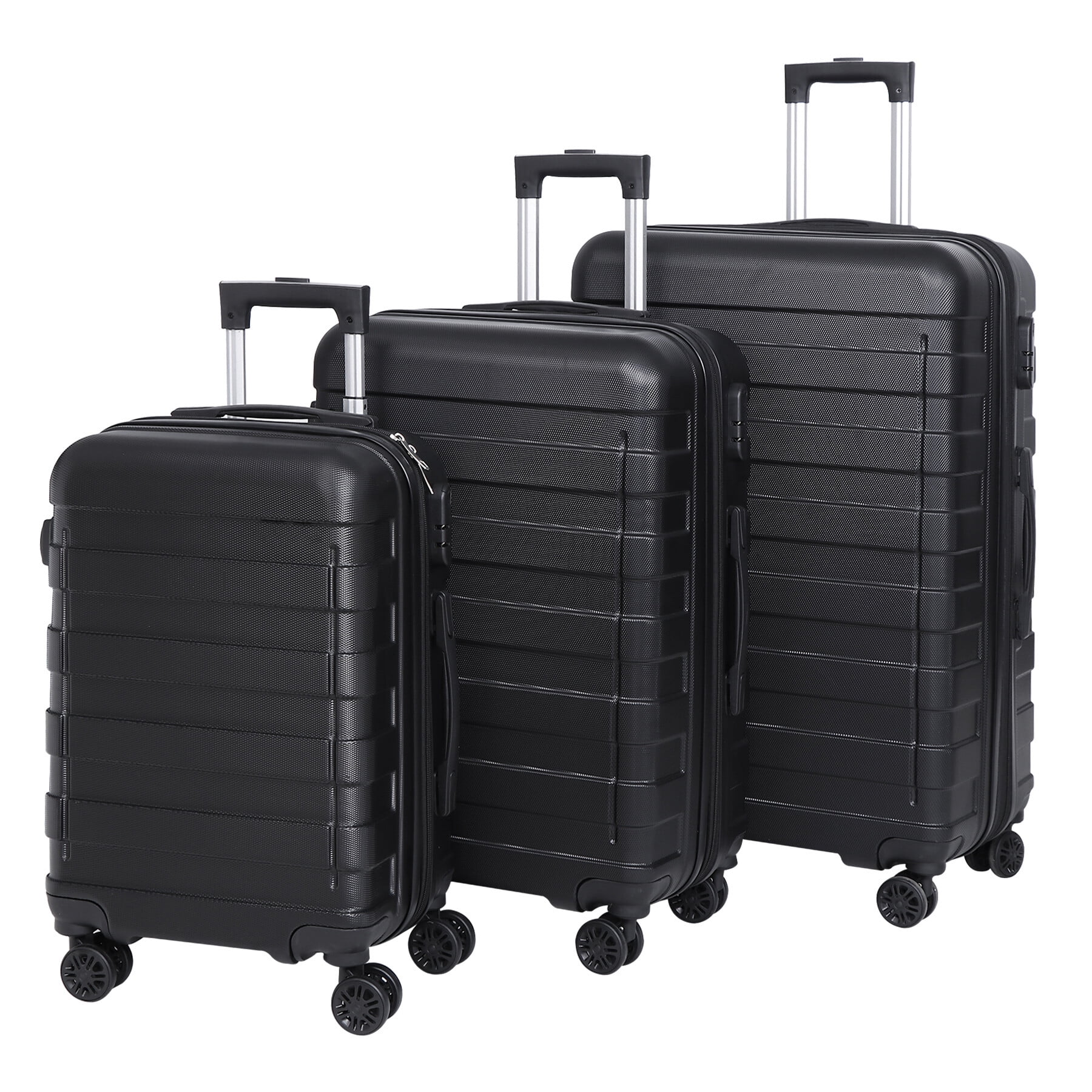 ZENY 3pcs Travel Luggage Suitcase with Set Spinner Wheels 22.5 / 26.3