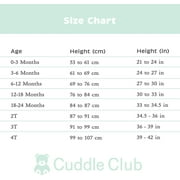 Cuddle Club One Piece Romper Hooded Fleece Onesie Jumper for Baby, Monkey Brown/Tan 12-18 Mos