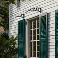thumbnail image 2 of XYTREW Window Awning Door Canopy Exterior, 40" x 80" Awnings for Doors Polycarbonate Cover Patio Door Awning Rain Snow Sunlight Protection Hollow Sheet, 2 of 15