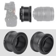 thumbnail image 1 of LAFGUR Camera Lens Adapter Ring, Metal Manual Telephoto Lens Adapter Ring For /T Mount Lens To Fit For NEX E Mount Camera, 1 of 8