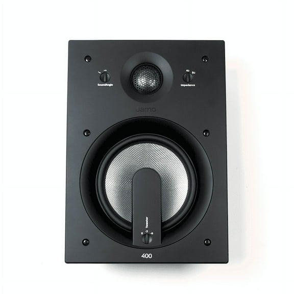 NEW Jamo IW406FG 6.5" 60W RMS 2 Way Carbon Fiber In-wall Speakers 120W Max (Pair)