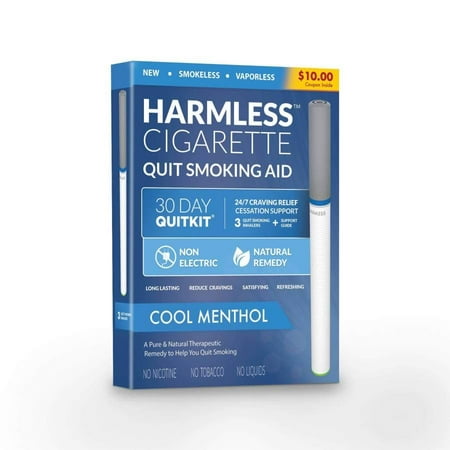 Harmless Cigarette Quit Smoking Aid - Cool (Best Electronic Cigarette Kit)