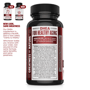 Zhou Clarity and Vitality (formerly DHEA) 50 mg, Hormonal Balance Formula for Women & Men, Healthy Aging, Non-GMO, Vegan, Gluten Free, 60 Capsules