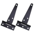 thumbnail image 4 of ULTNICE Gate Hinges Heavy Duty Iron 2Pcs 8 Inches, 4 of 9
