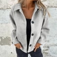 thumbnail image 2 of Veste pour Femmes, Cardigan à Boutons et Col Rabattu Manches Longues Décontracté, Cardigan pour Femmes, 2 of 8