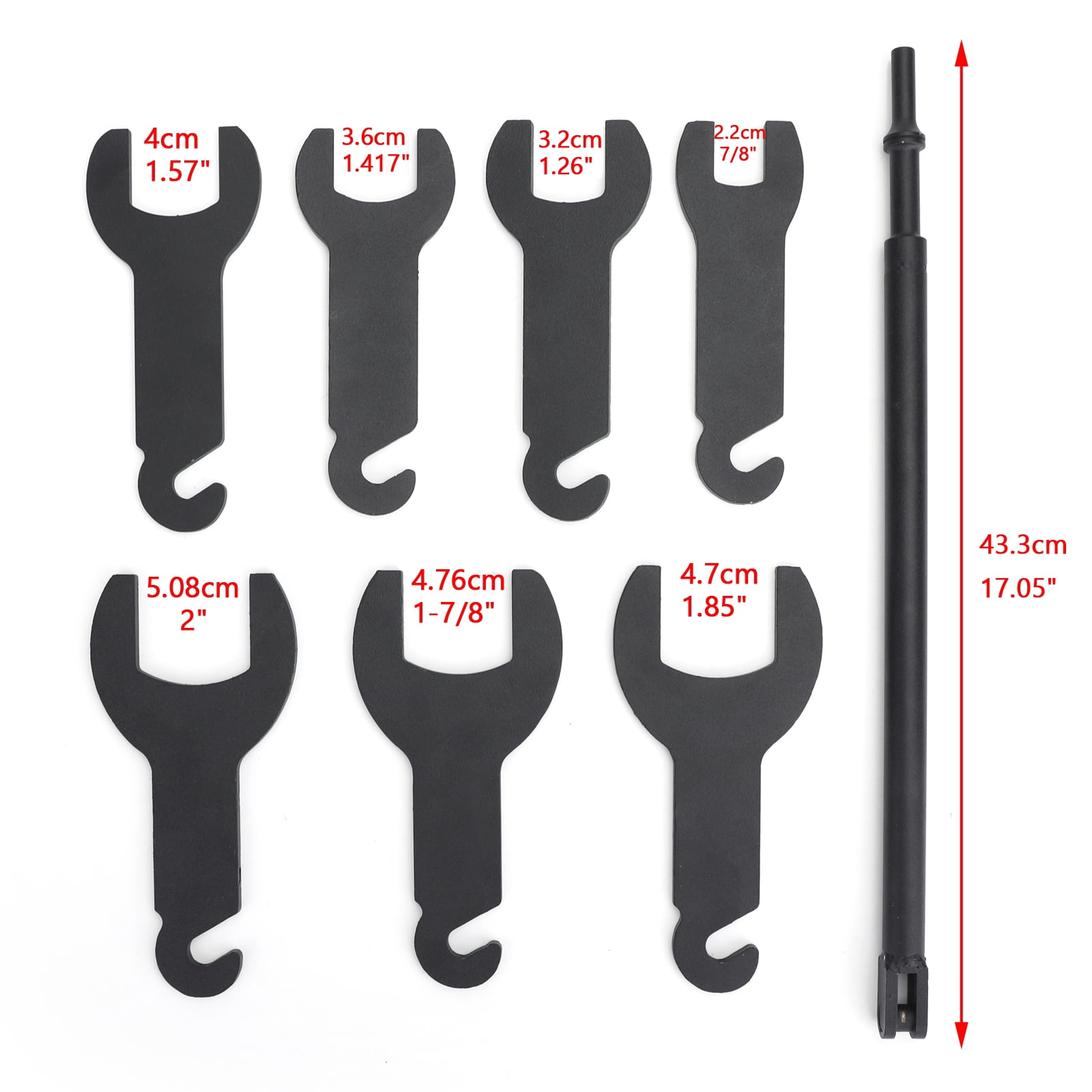 Motor Genic 43300 Pneumatic Fan Clutch Wrench Set Removal Tool for