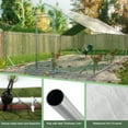 thumbnail image 5 of Large Chicken Coop,Galvanized Steel Chicken Coop with Removable Water Poof & UV Resistance Cover,Chicken Coop Run with Lockable Doors for Hens Ducks Rabbits, 10' L x 20' W x 6.56' H ft Outdoor, 5 of 7