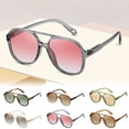 thumbnail image 2 of TAROFIIH Unisex Retro Polarized Pilot Sunglasses â Classic Vintage Style Square Pilot Sunglasses for Men Women, UV400 Protection Frame Sun Glasses, Trendy Driving Shades for Daily Wear, 2 of 4