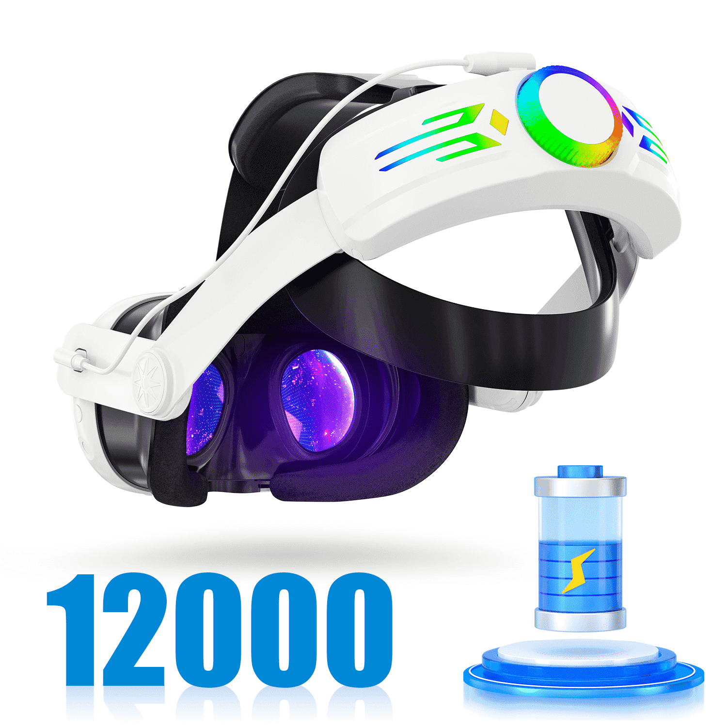 りょう4649ページKIWI H4 BOOST付き　 Quest3 KIWI design H4 Boost Battery Head Strap, 5,300mAh for Meta Quest 3