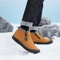 thumbnail image 5 of FDSKWKYMen Snow Boots Water Resistant Non-slip Winter Shoes with Fuzz Lined Warm High Top Boots for Men, 5 of 14