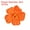 Orange, variant on Uxcell Hawaiian Hibiscus Flowers Artificial Flowers Hair Clip DIY Foam Hibiscus Flower Violet 16 Pack