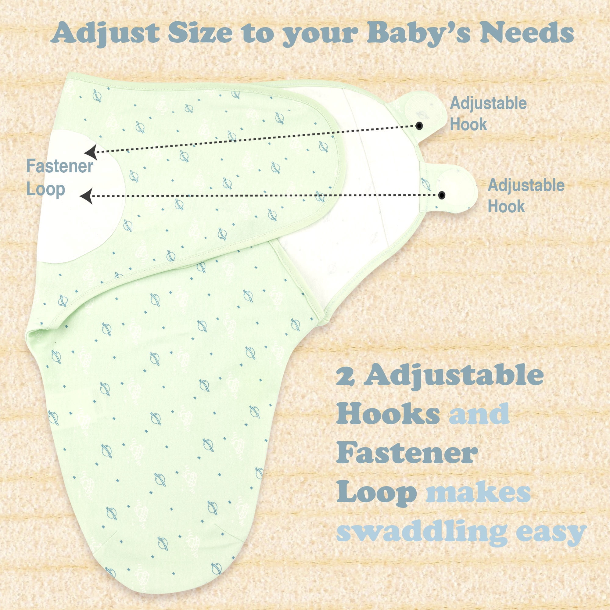 Bublo Baby Swaddles for Newborns 0–3 Months, Organic Cotton Baby Swaddle Blanket, Infant Swaddle Sack, Baby Swaddles 0–3 Months, Newborn Sleep Sacks, Baby Blanket Sleep Sack for Baby Boys & Girls