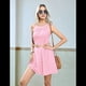 thumbnail image 4 of Vestidos de Verano de Crochet para Mujer, Calados, Rosa, XXL, 4 of 6