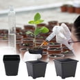 thumbnail image 4 of stanreset Planter Thicken Flower Pots Plant Accessories Nursery Reusable Container Garden Office Desktop Decoration 7*7*4.7cm, 4 of 9