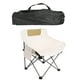 thumbnail image 2 of Silla de camping plegable, silla plegable, silla de playa, exterior, silla lunar, barbacoa, Beige S, 2 of 9
