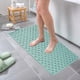 thumbnail image 4 of Alfombrilla de baño rectangular antideslizante de PVC | Alfombrilla de ducha con ventosa antideslizante | Almohadilla de masaje para pies | Alfombra de baño impermeable y duradera para duchas, baños, 4 of 6