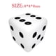 thumbnail image 5 of RRCSS 30 piezas de dados blancos de 8 mm, dados de juego para adultos para enseñar matemáticas, actividades, temáticas de casino, regalos de fiesta, juguetes de regalo, accesorios para trucos de magia, 5 of 8