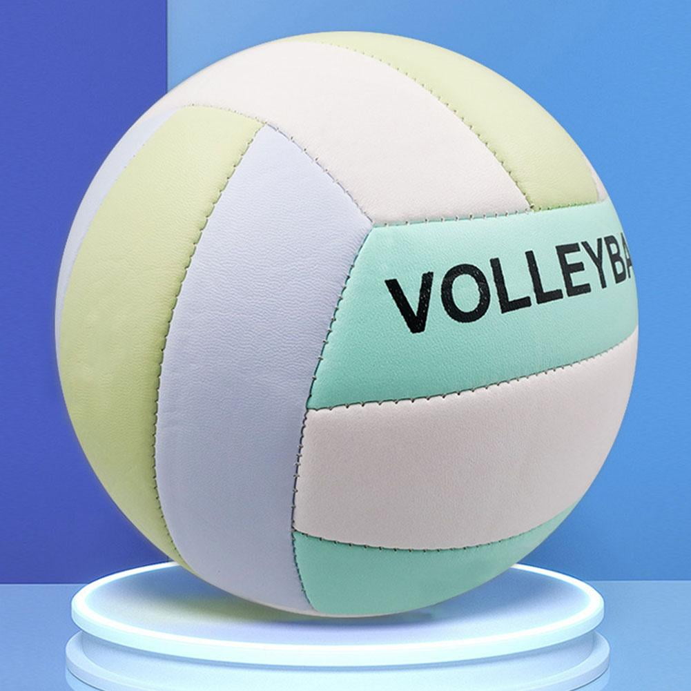 Volleyball Soft Official Size 5 Volleyball,Training Waterproof Volleyballs for Indoor Outdoor Beach Pool Beginner Teenager Adult with pump