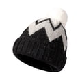 thumbnail image 2 of Black Winter Hats for Men Women Polyester Thick, Soft & Warm Chunky Beanie Hats One Size, 2 of 2