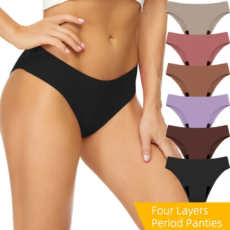 Period Swimwear Menstrual Leakproof Bikini Bottom Absorbent Pants High  Waist Swimming Trunks for Teenagers Women,Purple L 
