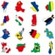 thumbnail image 3 of 100 Pcs/2 Sets Personalized National Flag Stickers Waterproof Removable Luggage Graffiti Decals Bag Decorative Stickers Car Decals, 3 of 4
