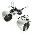 thumbnail image 4 of Altavoz para motocicleta de 12 V, resistente al agua, con Bluetooth, estéreo, reproductor de música MP3, radio FM para manillar de 22-30 mm., 4 of 14