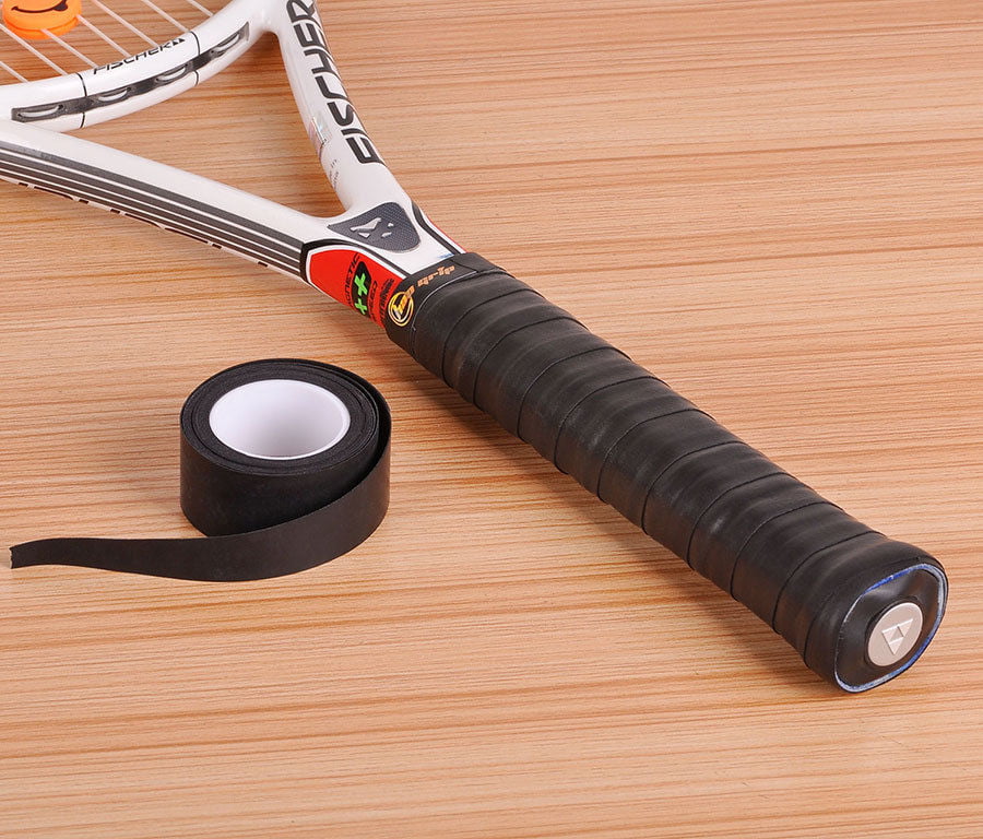 6-Pack Tourna Tennis Racquet Replacement Grip Pro Thin Grip 1.25mm Black 