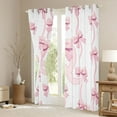 thumbnail image 3 of Feelyou Initial Q Letter Curtains Pack of 2 (42x84 Each), Bow-tie Curtains Blackout, 3 of 6