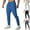Blue, variant on Afuyipoi Sweatpants for Men Big Tall,Elastic Waist Slim Breathable Outdoor Sports Pants Blue S/30