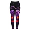 thumbnail image 4 of Bovemsi Joggers for Women Vacation Outfits for Women Multicolor Halloween Printed Slim Sports Yoga Leggings L, 4 of 4