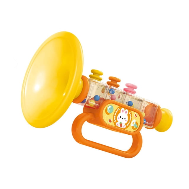 Niños Jugables, Juguete De Música Para Bebés, Juguete De Trompeta Para Niños Multiformales Con Diseño De Dibujos Animados, Material Premium Abdominando Para Bebés Para