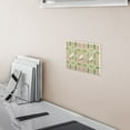 thumbnail image 5 of Yayeee Toggle Light Switch Wall Plate 2-Gang 4.56"x4.48" Decorative Outlet Cover, Light Green Geometric, 5 of 7