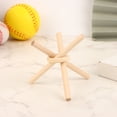 thumbnail image 4 of 1/2/5Set Wooden Baseball Holder Mini Baseball Bat Display Stand Golf Tennis Ball Support Bracket Baseball Softball Accessories 1 set, 4 of 5