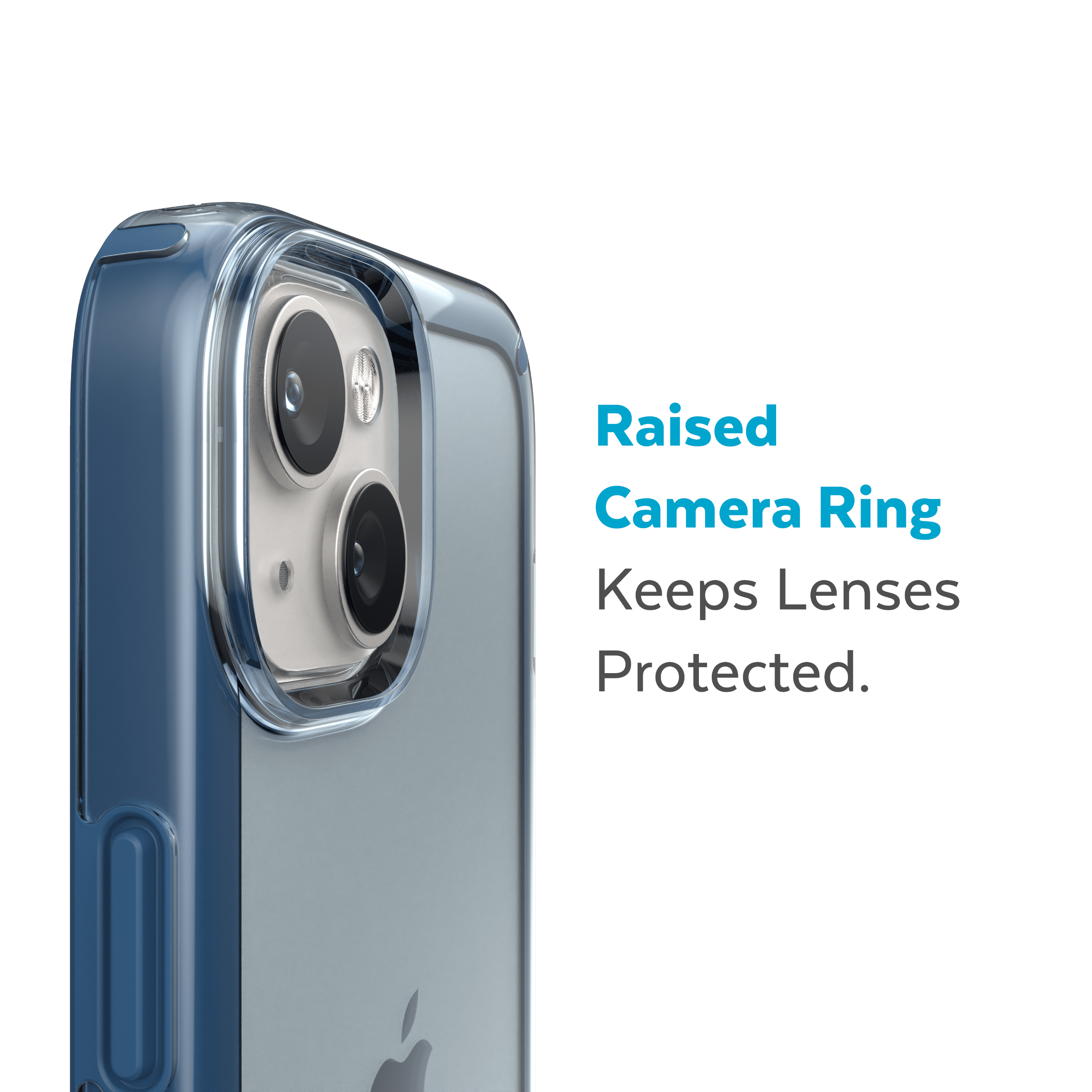 Speck iPhone 14 Plus GemShell Case in Clear and Navy