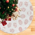 thumbnail image 5 of FMSHPON Easter Tree Skirt Colorful Eggs Bunny Xmas Christmas Tree Skirt Stand Mat for Holiday Party Decoration Indoor Outdoor 36 inches, 5 of 6