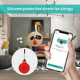 thumbnail image 4 of 3 Pack Silicone Protective Case Compatible with AirTags 2021, Anti-Scratch Shockproof Full Cover with Keychain, for Pet Collars, Wallet, Keys, 4 of 6