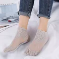 thumbnail image 2 of Calcetines Mujer Encaje Rosa, Calcetines Antideslizante 5pzs, 2 of 8