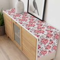 thumbnail image 4 of Pink Pumpkin Table Runner - 108 Inch Long, Kitchen Dining Table Runner Dresser Scarves, Thanksgiving Autumn Fall Leaf Flower Farmhouse Decor for Coffee Tables Wedding Party Banquet, 4 of 8
