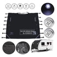 thumbnail image 2 of Car Accessories 220x175cm Front Towing Cover Protector Dustproof Reflective Strip Camper Trailer Caravan Waterproof Cover ,Easy to Use, 2 of 7