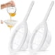 thumbnail image 1 of ZHAOCHENG 2 coladores de malla fina para filtrar leche de soja, café, leche, yogur y zumo, 1 of 5