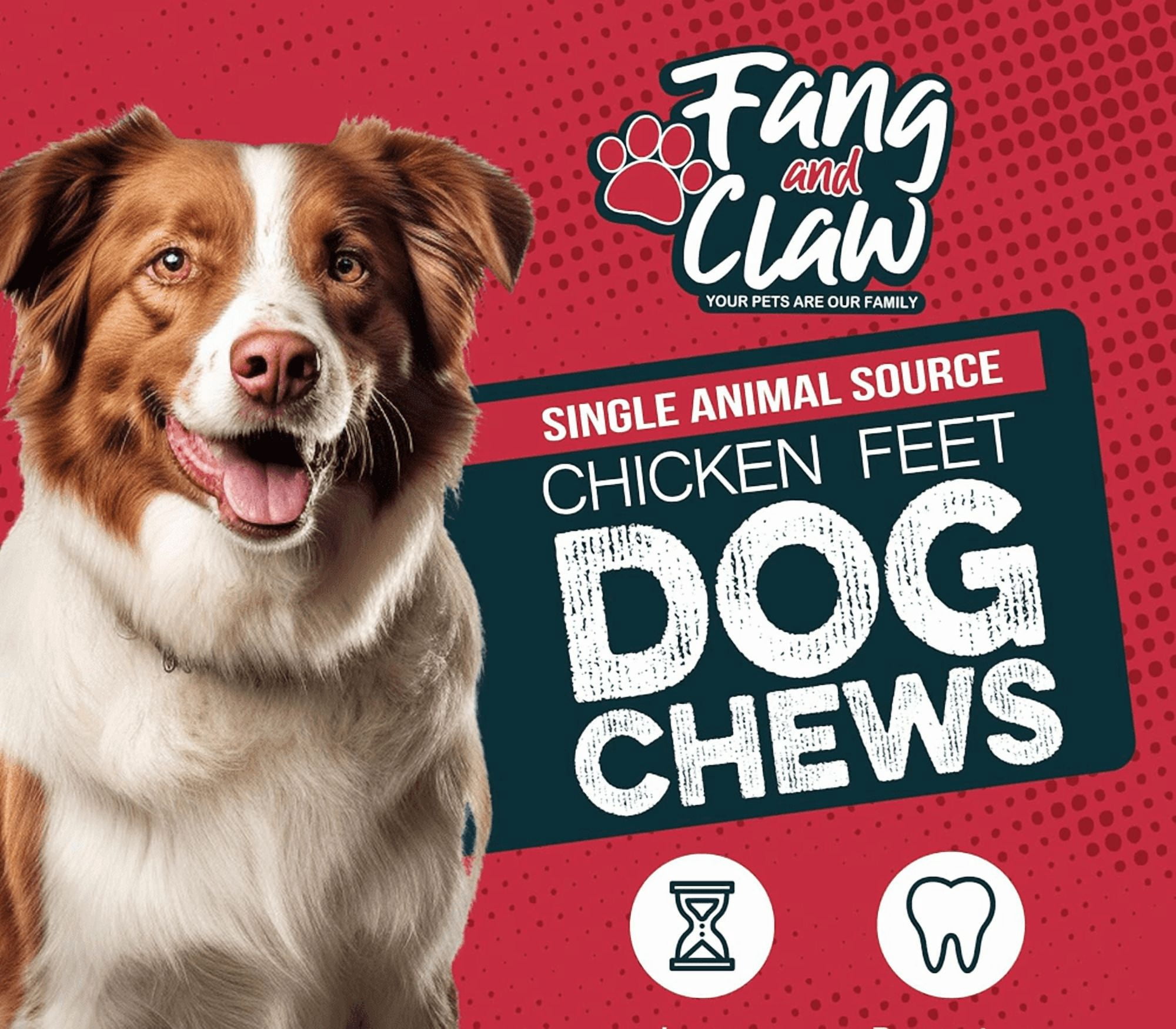Natural Chicken Feet for Dogs, Treats – 75 Count Pack – Single Ingredient, All‑Natural, Air‑Dried Chicken Feet Chews, High Protein, Low Calorie, Digestible, Hip & Joint Support