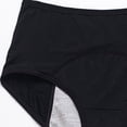 thumbnail image 2 of Minnieouse Bragas protectoras de cintura alta a prueba de fugas, entrepierna de algodón de doble capa para máxima protección, 5 pack/lote Ropa interior Negro XL+5 piezas, 2 of 6