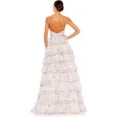 thumbnail image 2 of Mac Duggal Womens Cut Out Tiered Ruffled Gown Dress, pink, 2, 2 of 2