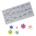 thumbnail image 3 of Molde De Silicona Para Fondant De Copo De Nieve De Navidad Diy, Molde De Decoración De Pastel De Chocolate, Herramienta Para Hacer Magdalenas Diy Guardurnaity HA017155-00, 3 of 6