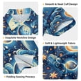 thumbnail image 3 of Dailycode Small Short Sleeve Button Down Shirts Sun Moon Face and Swirling Clouds Casual Shirt 3-10 Years, 3 of 9