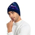 thumbnail image 6 of BZSMCE Winter Beanie Hats Warm Cozy Cap Starry Blossom Pattern, 6 of 7