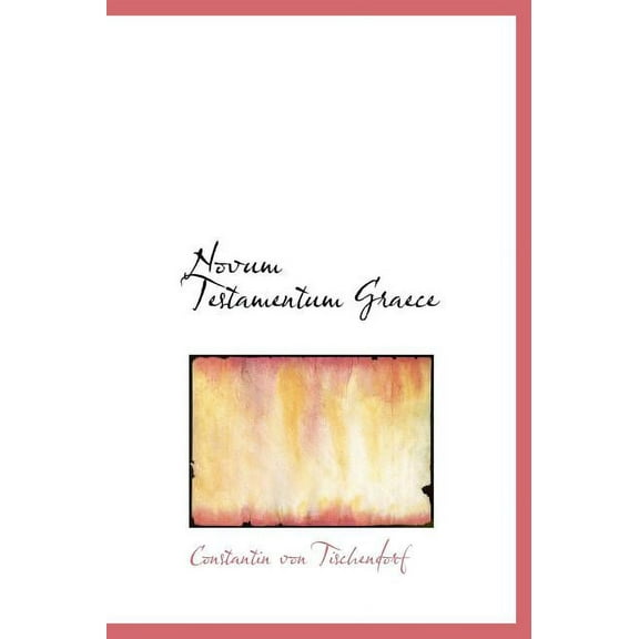 Novum Testamentum Graece (Hardcover)