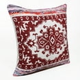 thumbnail image 5 of Ox Bay Indoor Boho Medallion Mosaic Throw Pillow , Red / White, 20" x 20", 5 of 8
