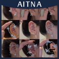 thumbnail image 2 of Pendientes Colgantes De Mariposa Con clip De Oreja Sin Perforar Hueso Gao Jiahui unisex, 2 of 2