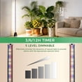 thumbnail image 6 of Grow Lights for Indoor Plants with Remote, 60 Inch Vertical Grow Light Full  192 LEDs 24W with 3/6/12H Auto On/Off Timer 3 Light Modes 5-Level Dimmable Standing Plant Lamp, 6 of 7